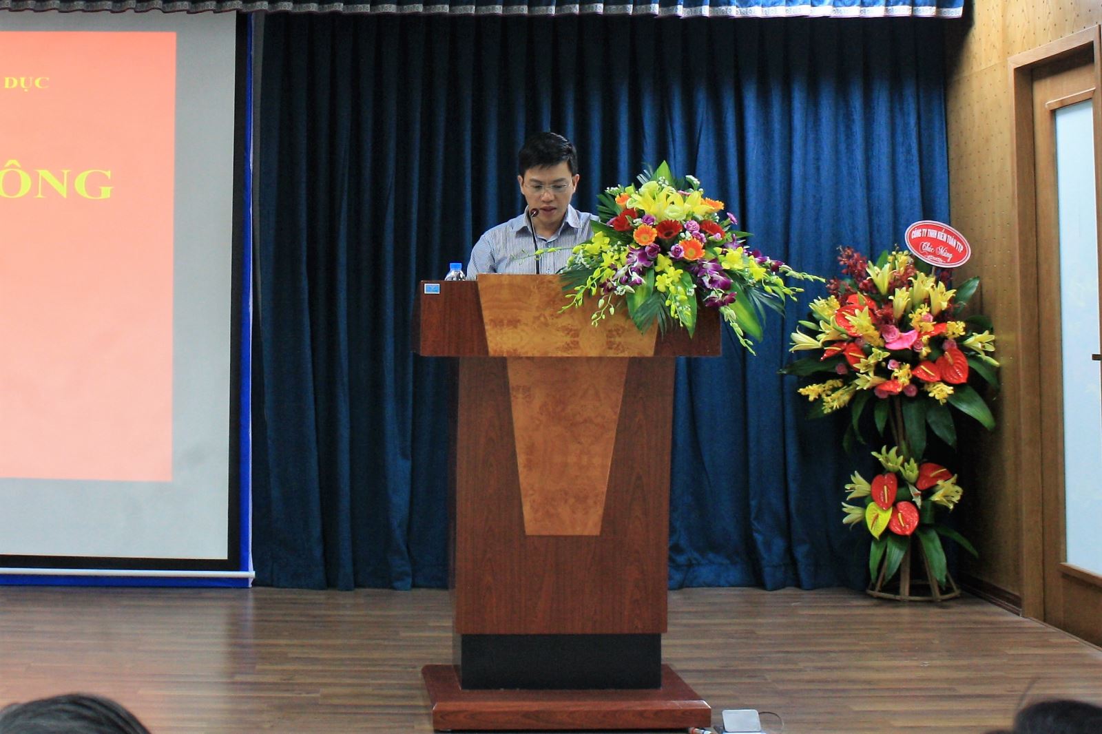Ông Lê Thành Anh - Chủ tịch HĐQT phát biểu tại đại hội